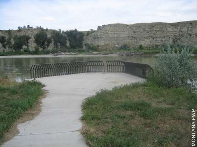 Captain Clark Fishing Access Site Custer, Montana