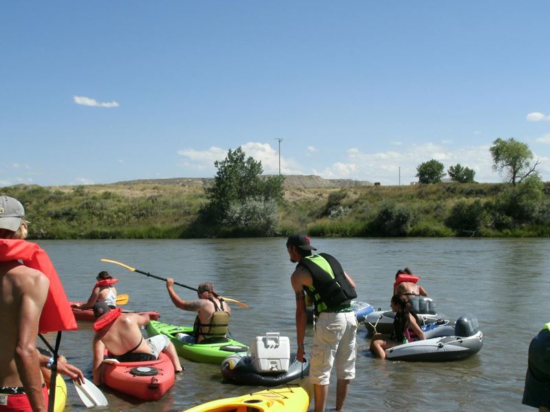Platte River Campground Glenrock, Wyoming