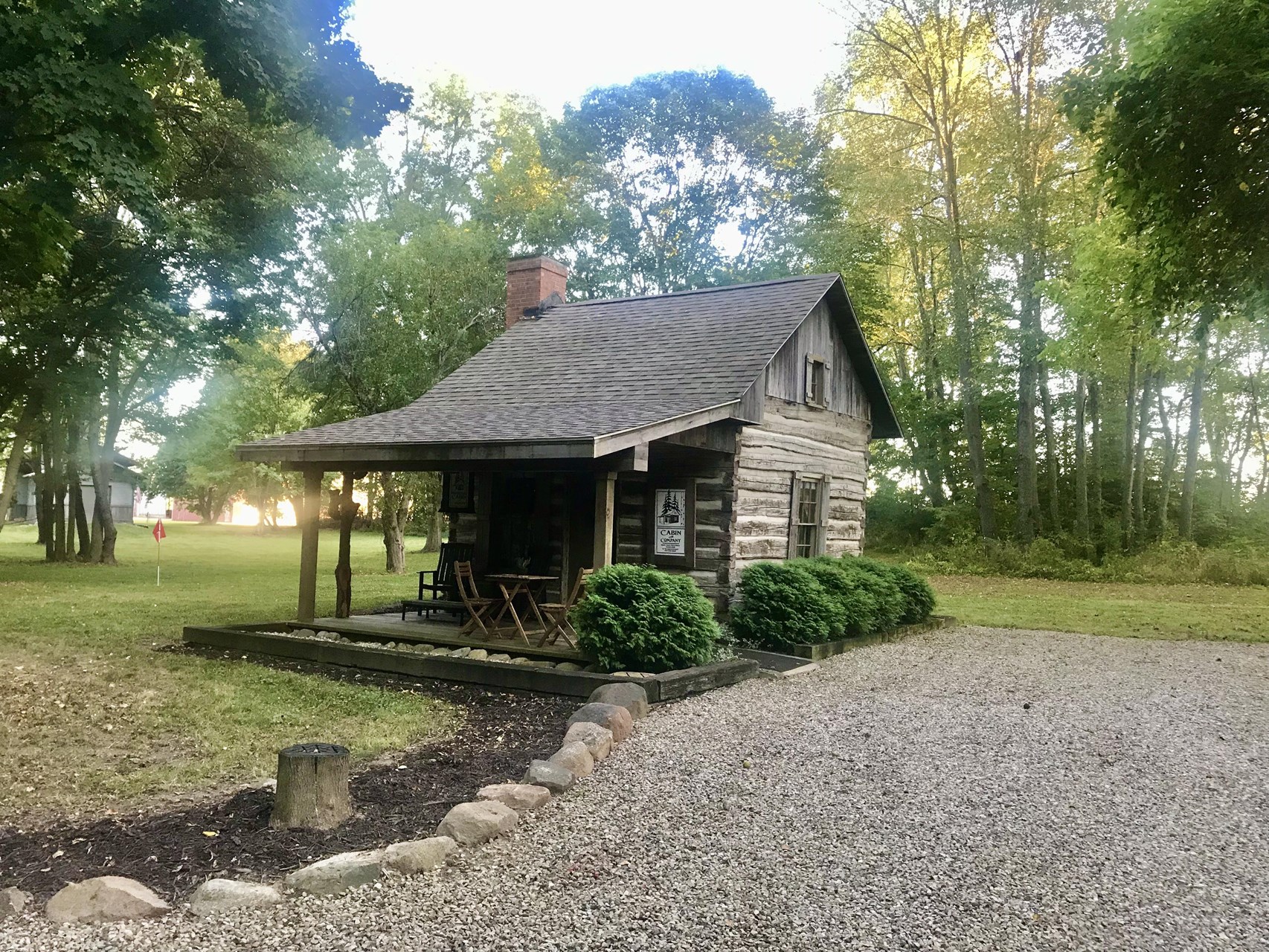 Log Cabin Experience RV Site West Alexandria, Ohio