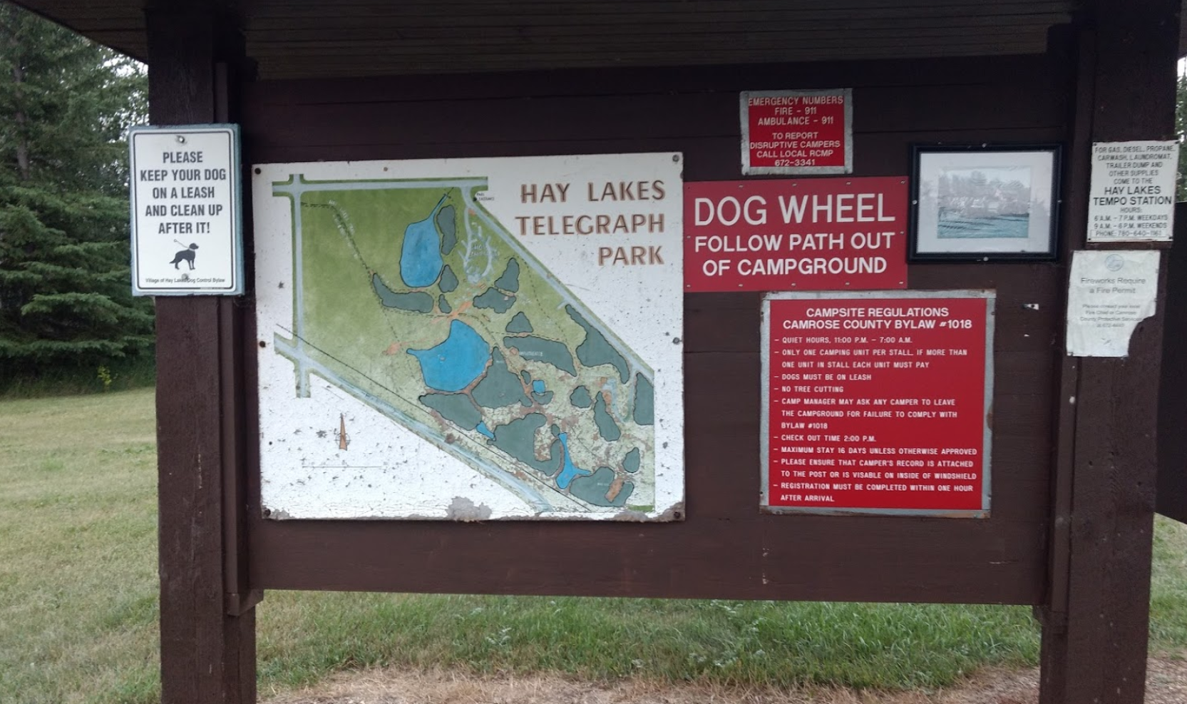 Hay Lakes Telegraph Park Hay Lakes, Alberta