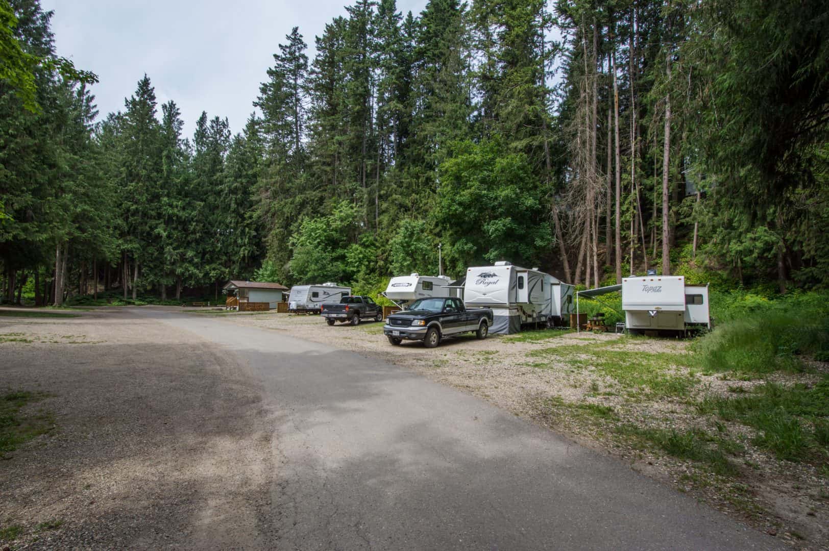 Hidden Valley Campground RV Park Salmon Arm, British Columbia