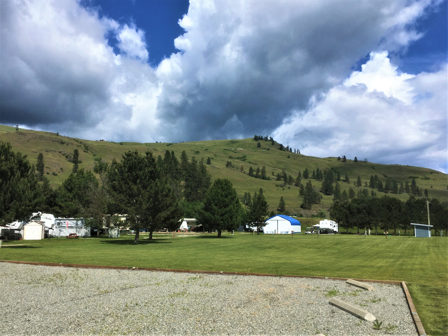 Kettle River RV Park Campground Rock Creek, British Columbia