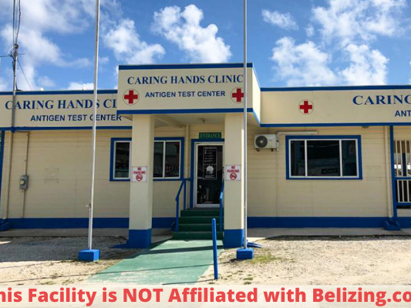 Caring Hands Antigen Test Center San Pedro, Corozal District