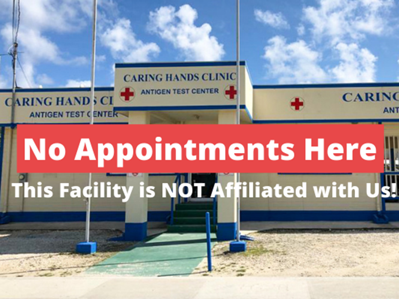 Caring Hands Antigen Test Center San Pedro, Corozal District