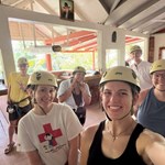 Excited for ziplining